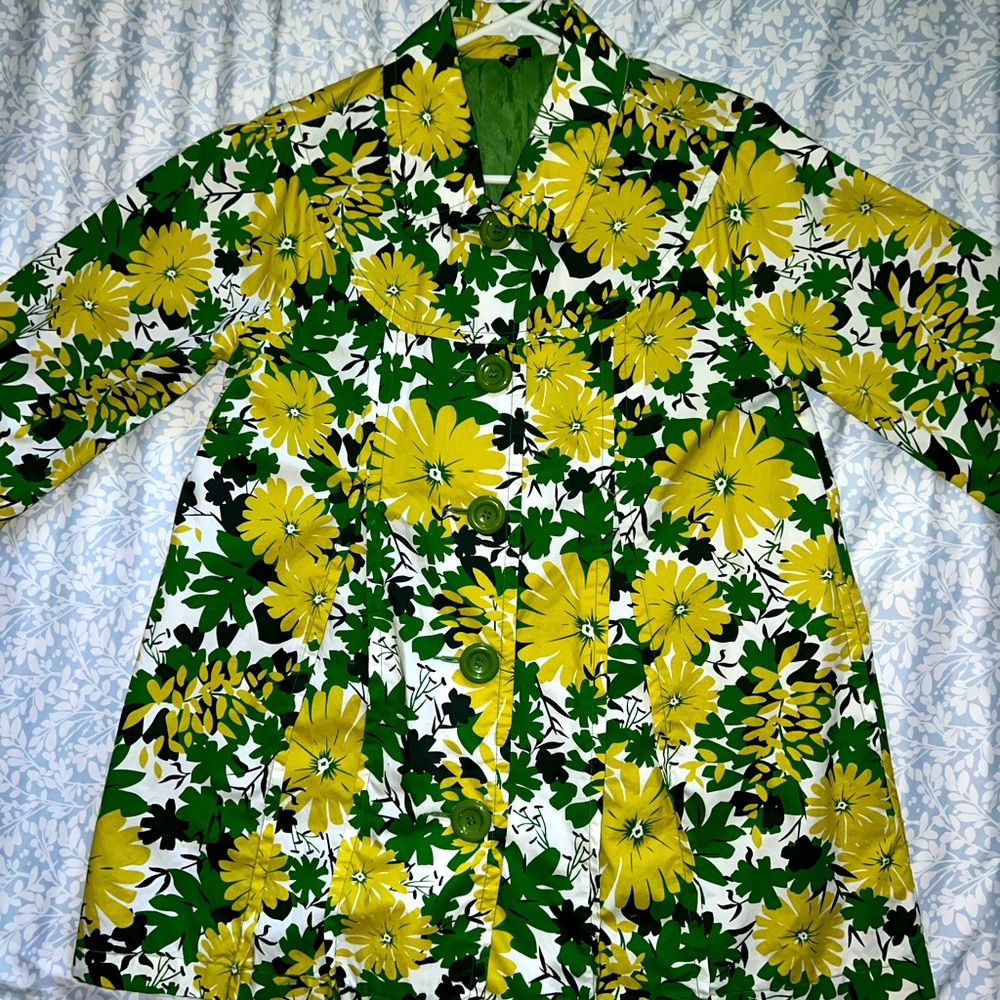 Beautiful Floral Rain Coat
